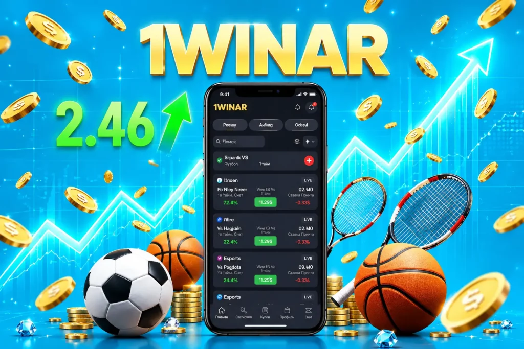 Phone with a list of sports events