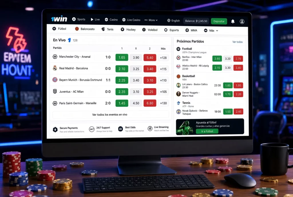 Computadora con apuestas